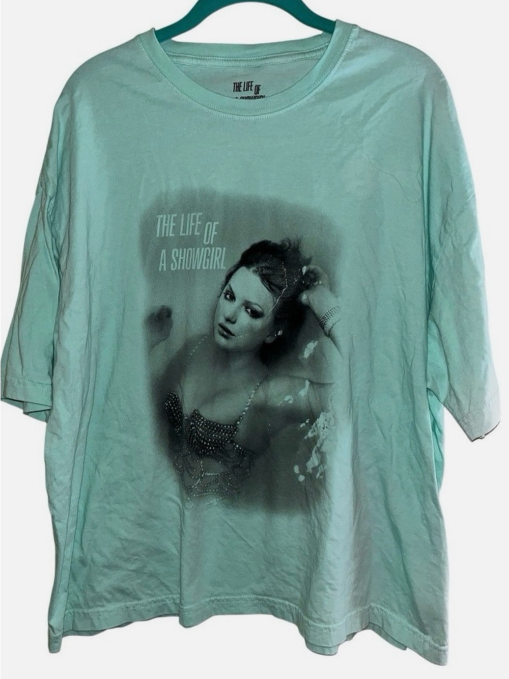 Taylor Swift Mint Green Graphic Short Sleeve Tee